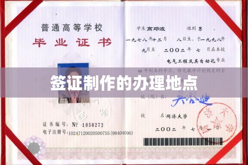 和美签证制作的办理地点