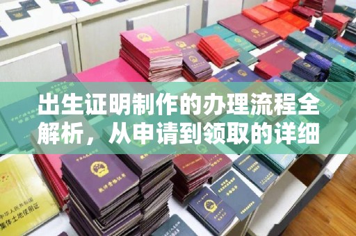 和美出生证明制作的办理流程全解析，从申请到领取的详细指南